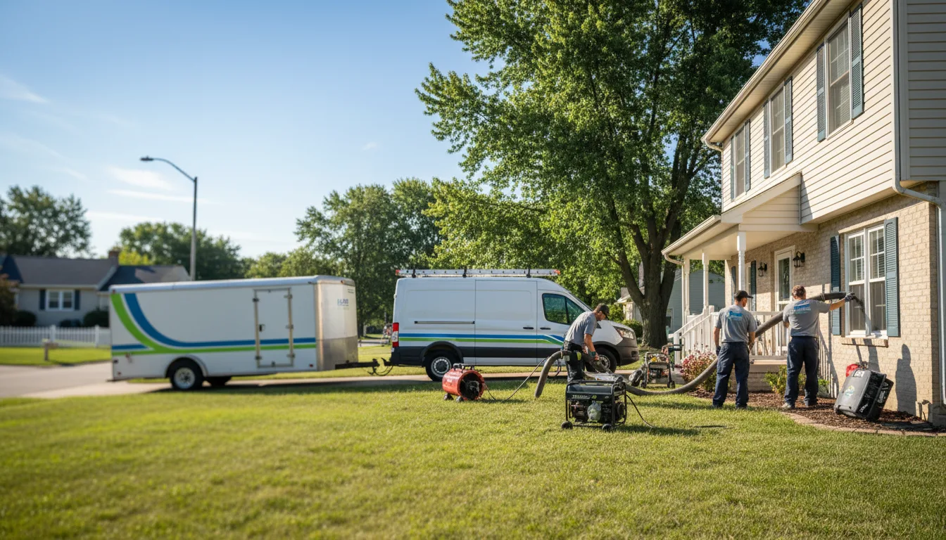 Flooded Basement Restoration And Cleanup With Repair in Elburn, IL near me